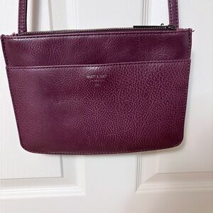 Matt & Nat Burgundy Crossbody Bag